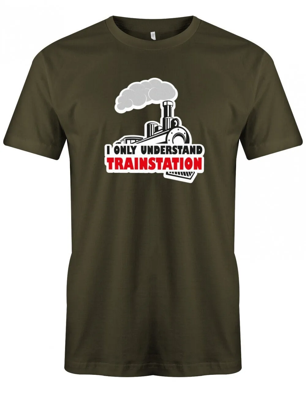 I Only Understand Trainstation Deutsch English Denglish Sprüche Fun T Shirt Herren