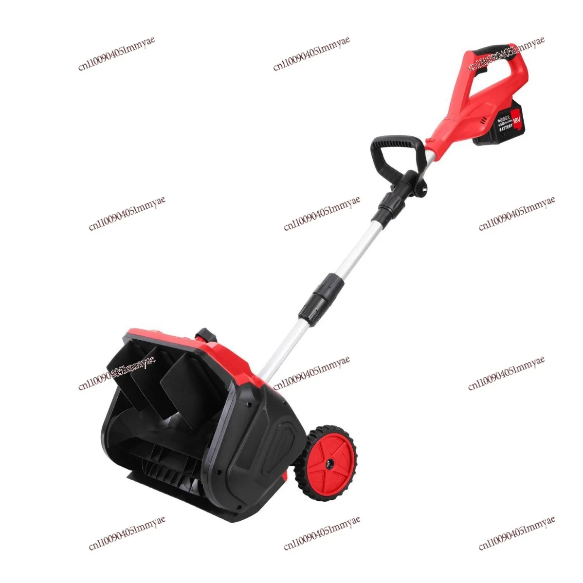 

Lithium Battery Snow Plow Rechargeable Brushless 12-inch Hand-pushed Snow Plow with Digital Display Brushless All-copper Heat