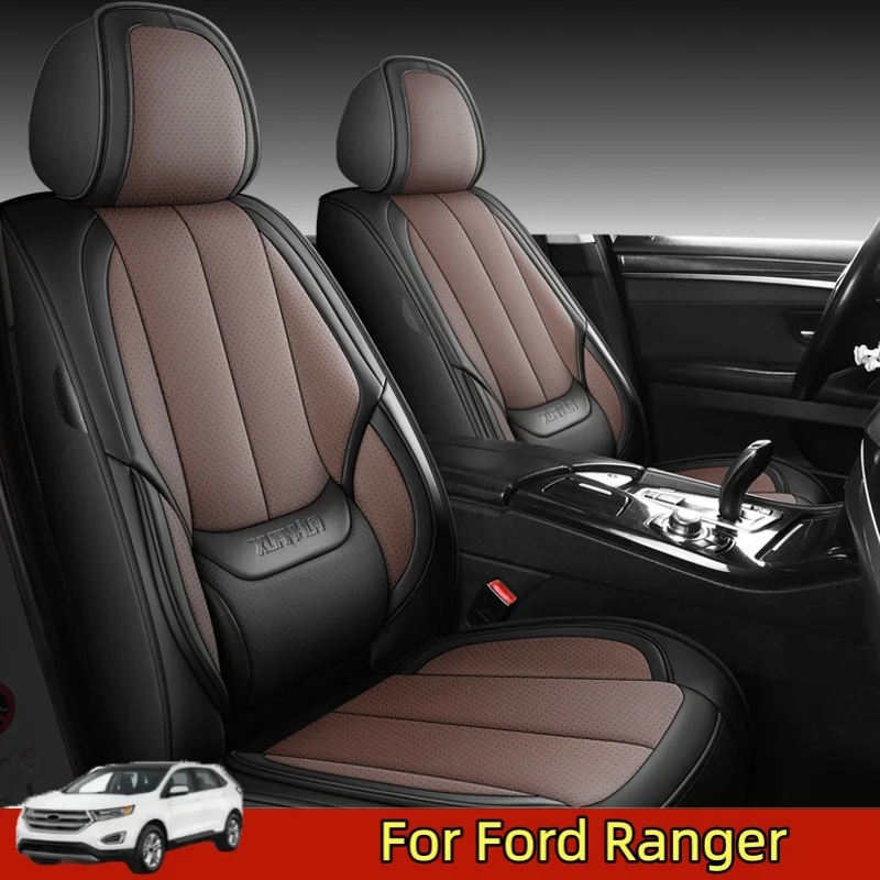

Чехол на автомобильное сиденье Ford Ranger, водонепроницаемый и износостойкий чехол на сиденье из искусственной кожи с полной оберткой r