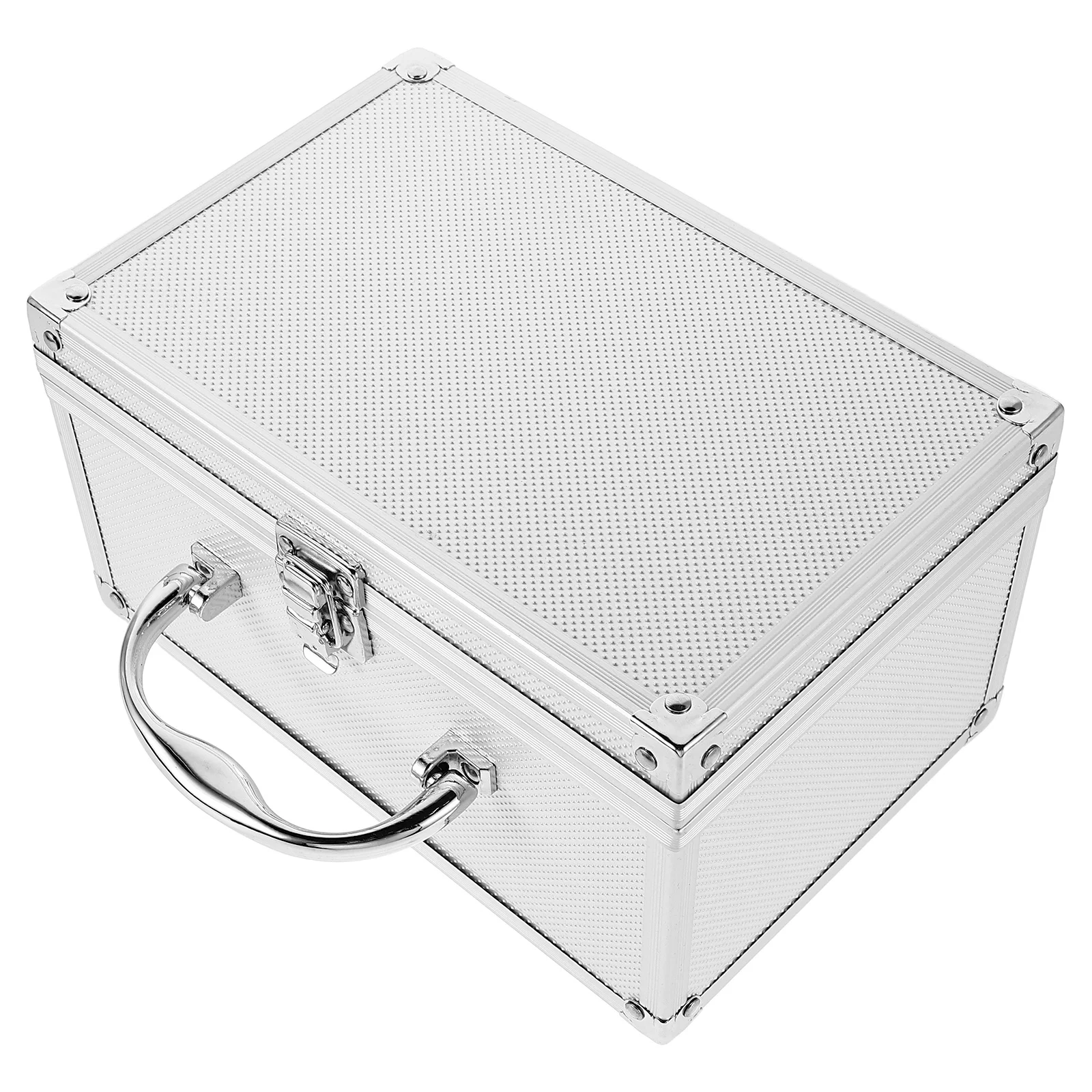 

Aluminum Alloy Toolbox Heavy Duty Portable Storage Case for Tools Compact Design Multiple Compartments Car Repair Garage