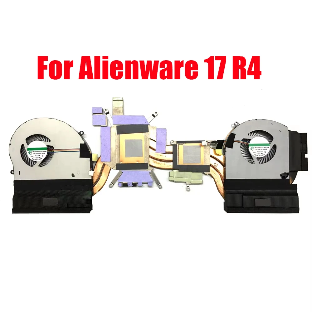 

Laptop CPU Heatsink&Fan For Alienware 17 R4 GTX1070 0K2PKV K2PKV AT1QB001ZC0 MG75090V1-C070-S9A MG75090V1-C060-S9A