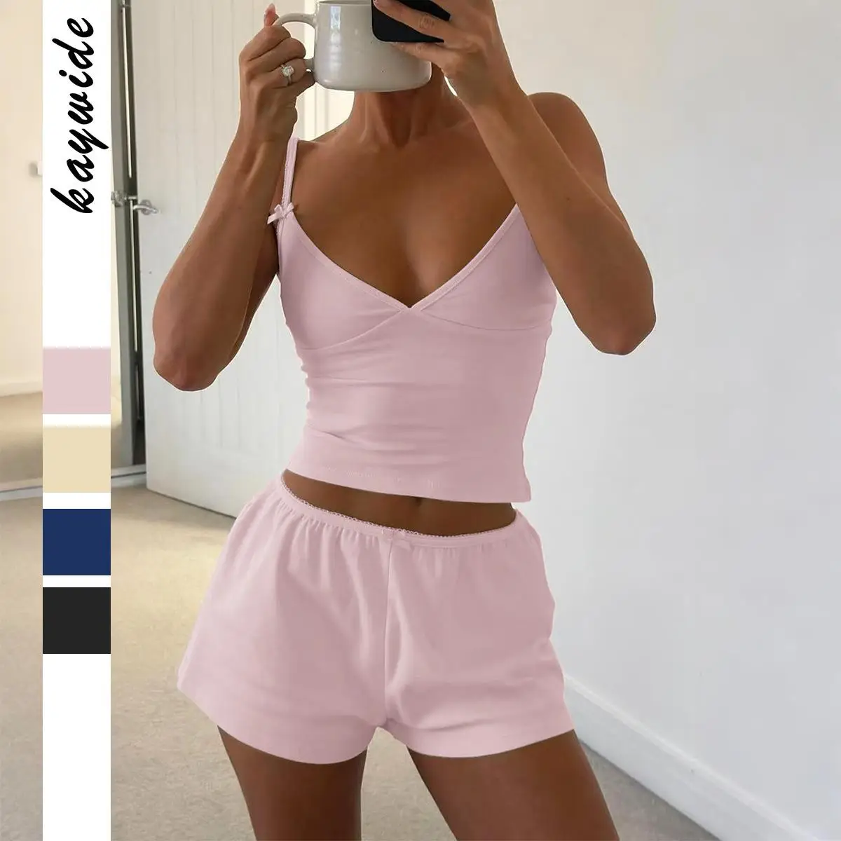 

Женский комплект из двух предметов Diyun Sport Yoga Sle, майка Svel и orts, летняя модная одежда, повседневная удобная одежда