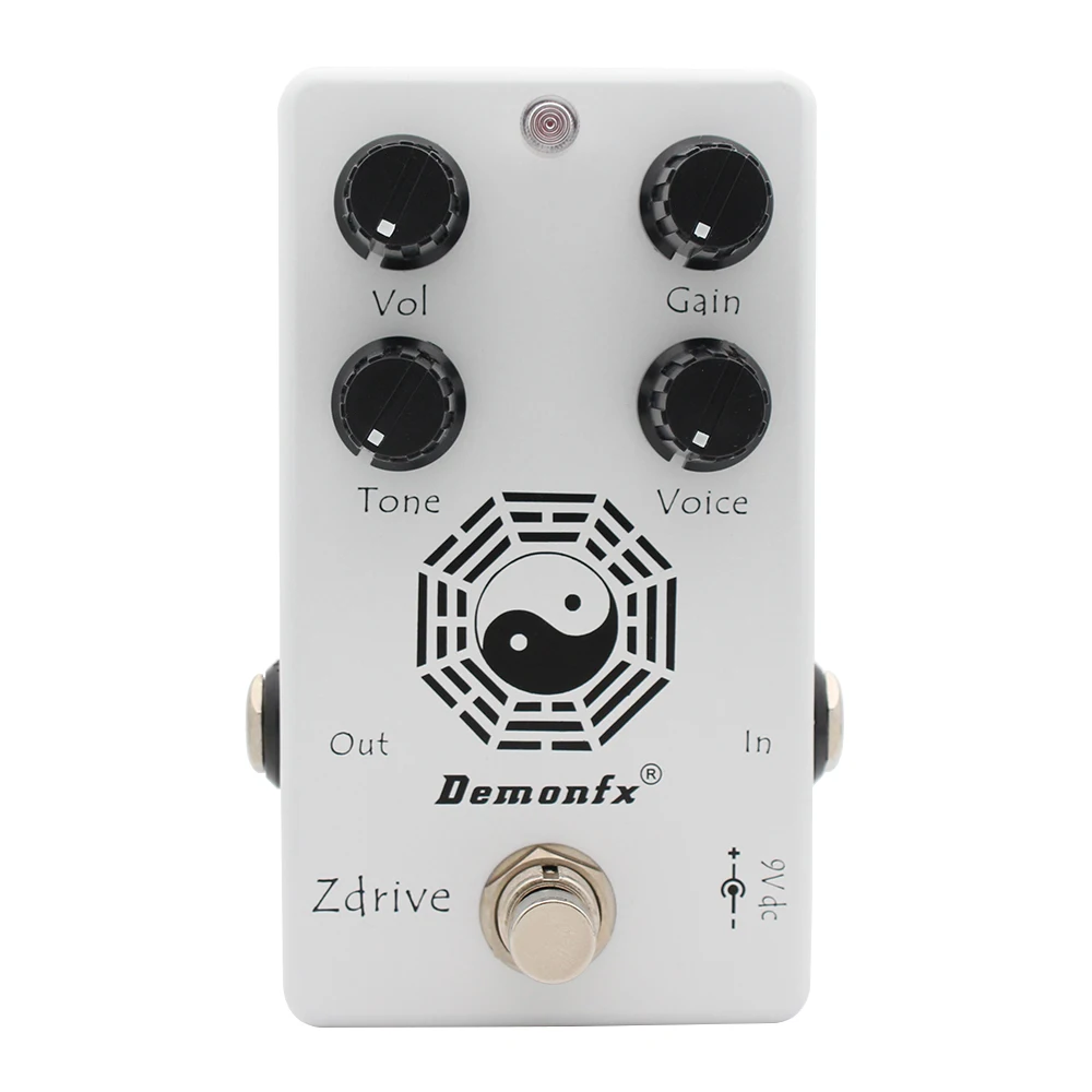 Demonfx-Zdrive Guitar Effect Pedal, Boost Overdrive, Clone Zendrive Overdrive, New