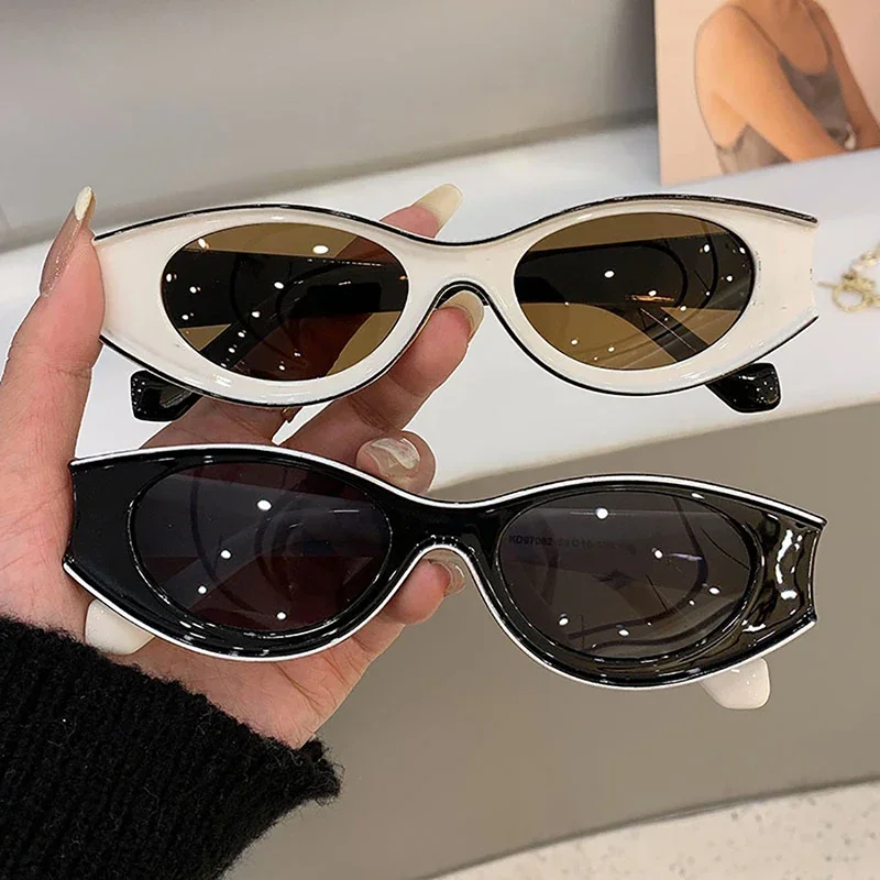 New Fashion Vintage Oval Sunglasses UV400 Sun Shades Retro Full Frame Goggles Summer Outdoor Travel Sun Glasses for Men Women