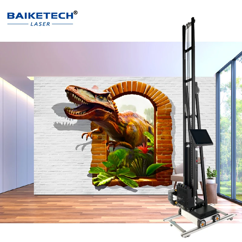 TH-UV200P مزدوج الرأس الأشعة فوق البنفسجية ذكي طابعة الحائط العمودية ذكي الورنيش النافثة للحبر مباشرة إلى آلة الطباعة على الحائط