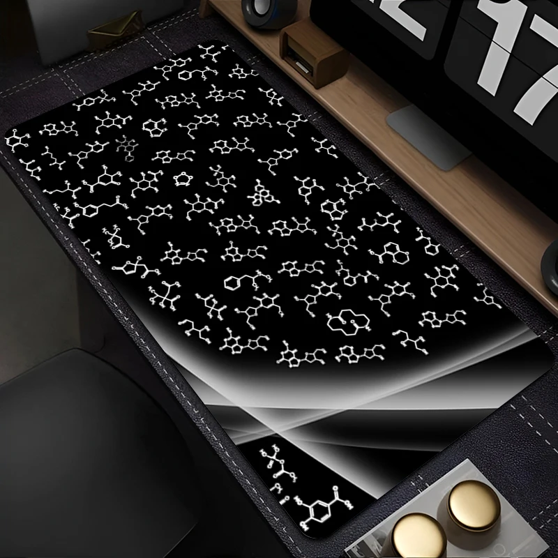 Mouse Pad Design Non-Slip Geometric Science Math Formula Desk Mat Gaming Accessories Stitched Edges For Home And Gamer Mousepad