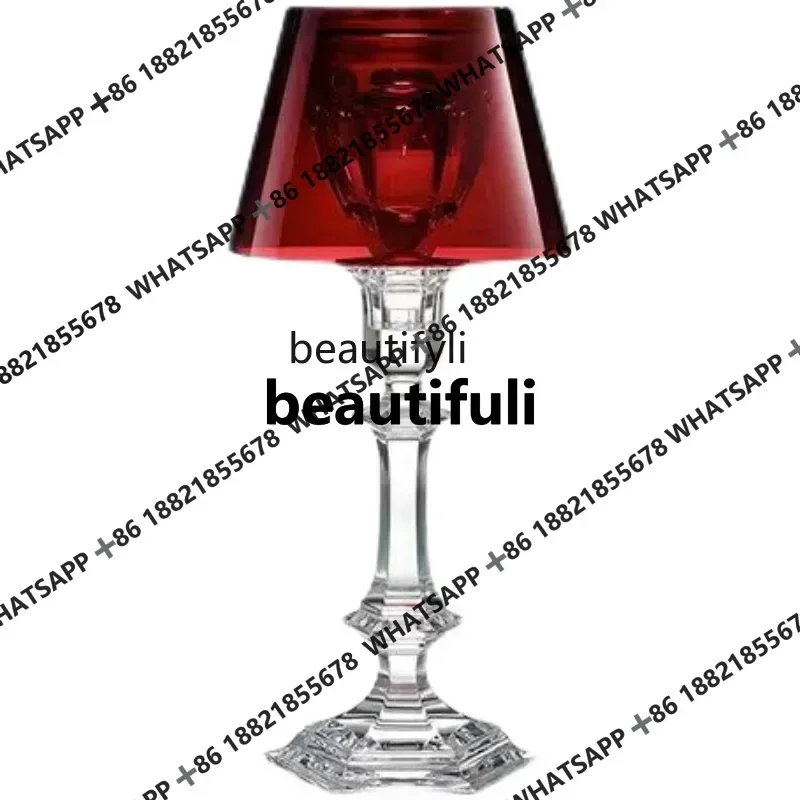 Crystal Candle Holder Home Decoration Light Luxury Wedding Gift Atmosphere Candlestick