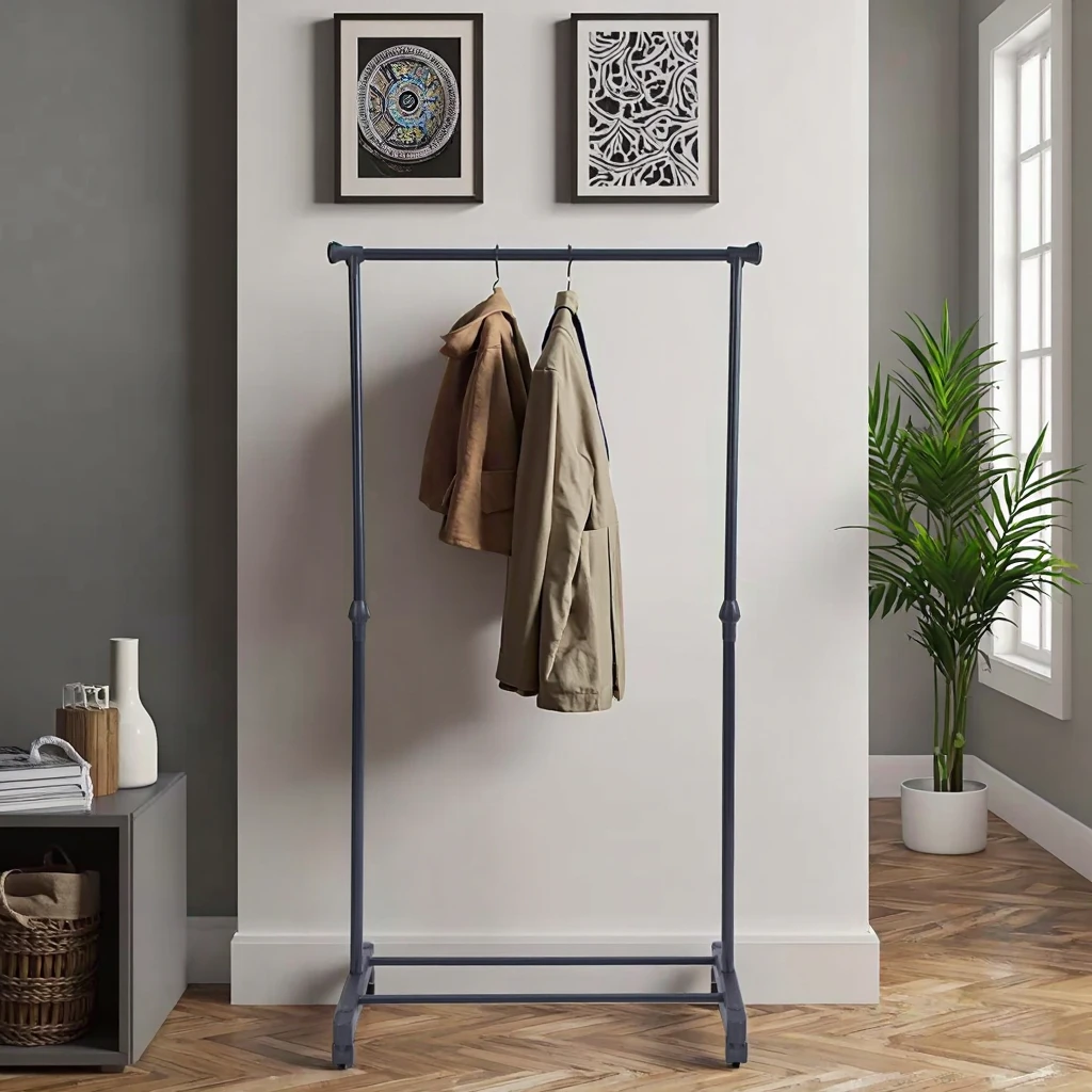 Competitively priced freestanding metal coat rack living room expandable hanger for hats and clothes hanging