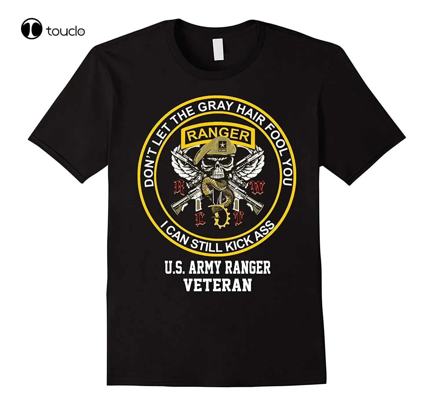 New Fashion Cotton T-Shirt Army Ranger Shirt- Don'T Let The Gray Hair Fool You Casual Tee Shirt Tee Shirt