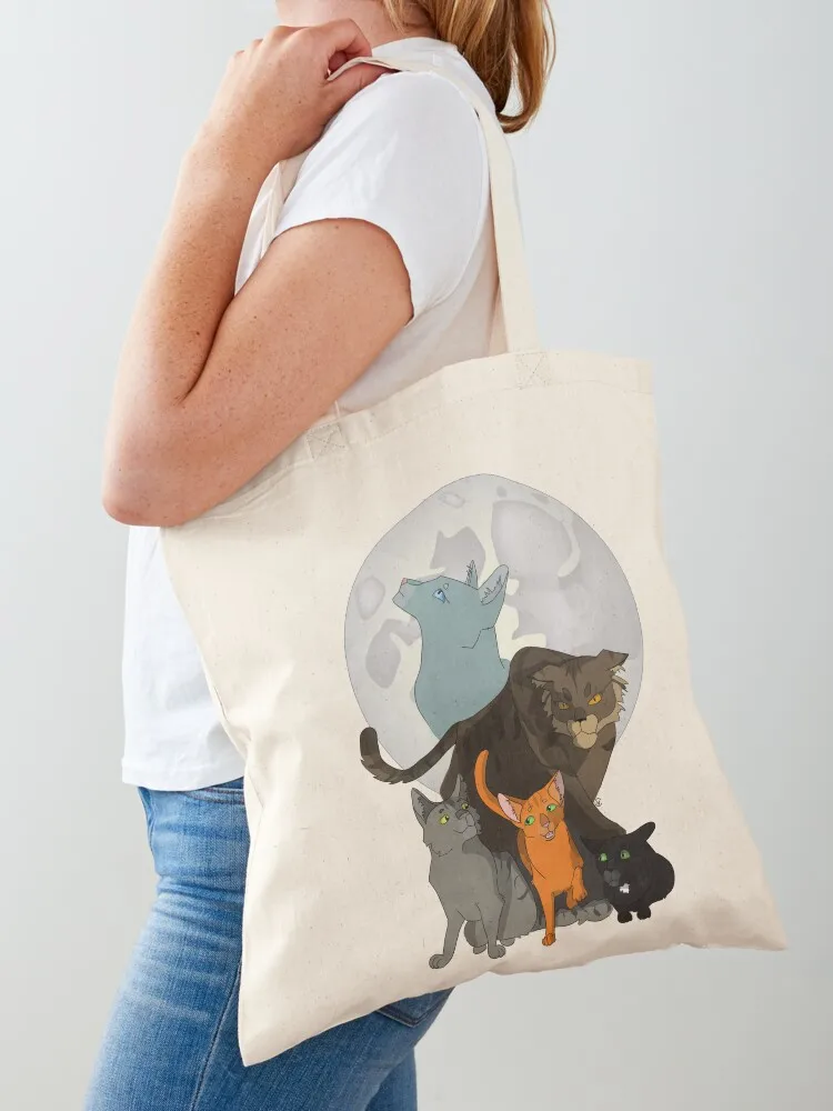 

Warriors: The Prophecies Begin Tote Bag shopping bags foldable ecological bags shoping bag