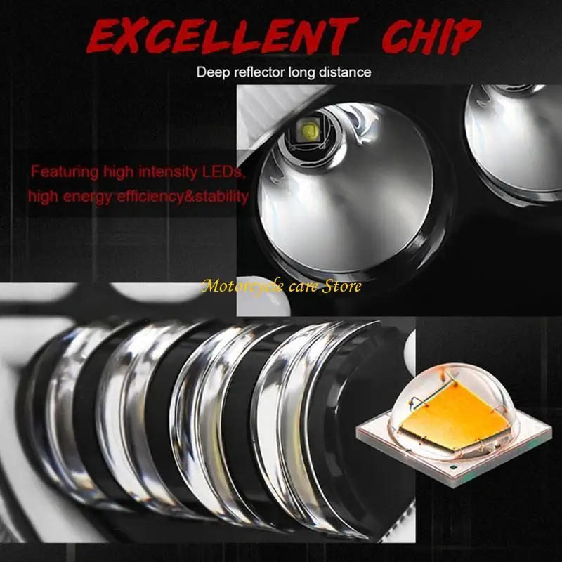 

U75F 7Inch Headlight LED RGB Projector DRL Lamp Fit for Wrangler