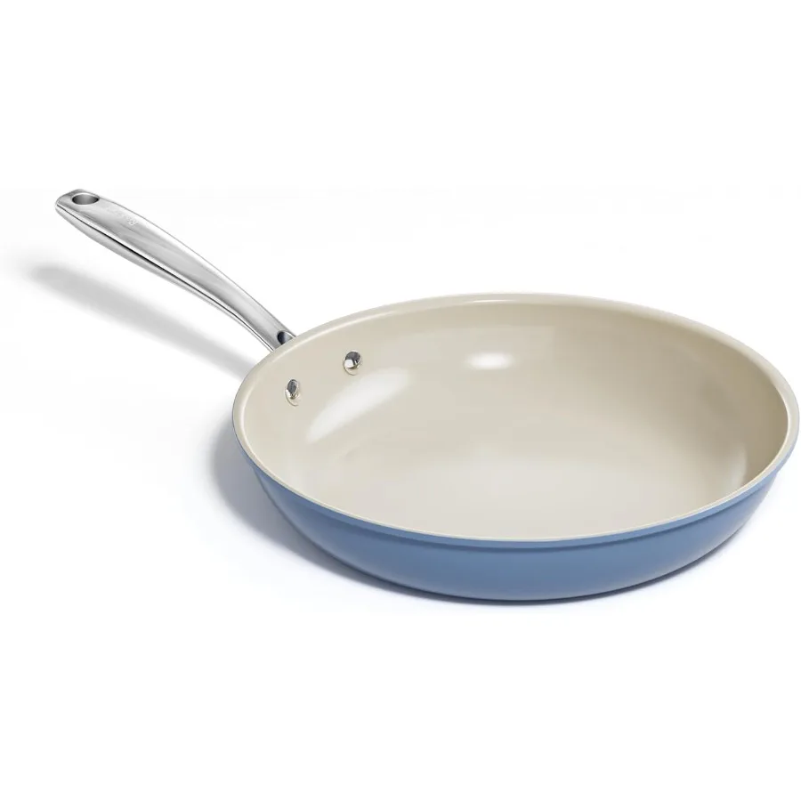 

11 inch Nonstick Frying Pan Skillet with Ceramic NonStick Coating for Efficient Cooking on Gas Electric and Induction Stovetops