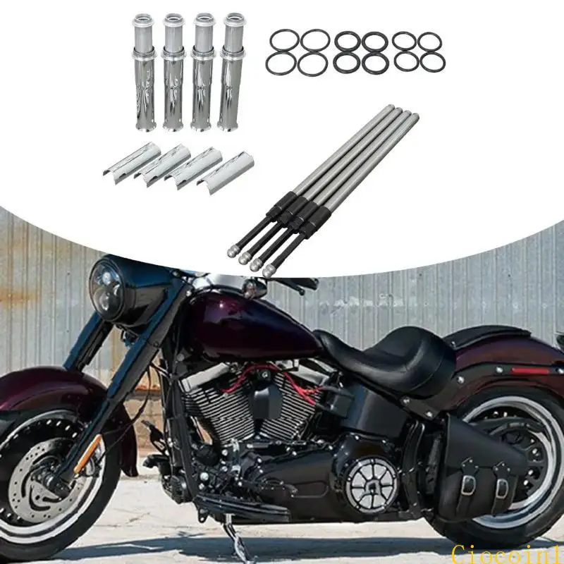 

Y1UB Motorcycle Accessories Replace 106-6051 0928-0023 493889 Adjustable Pushrod and Cover for Davidson Twin Models