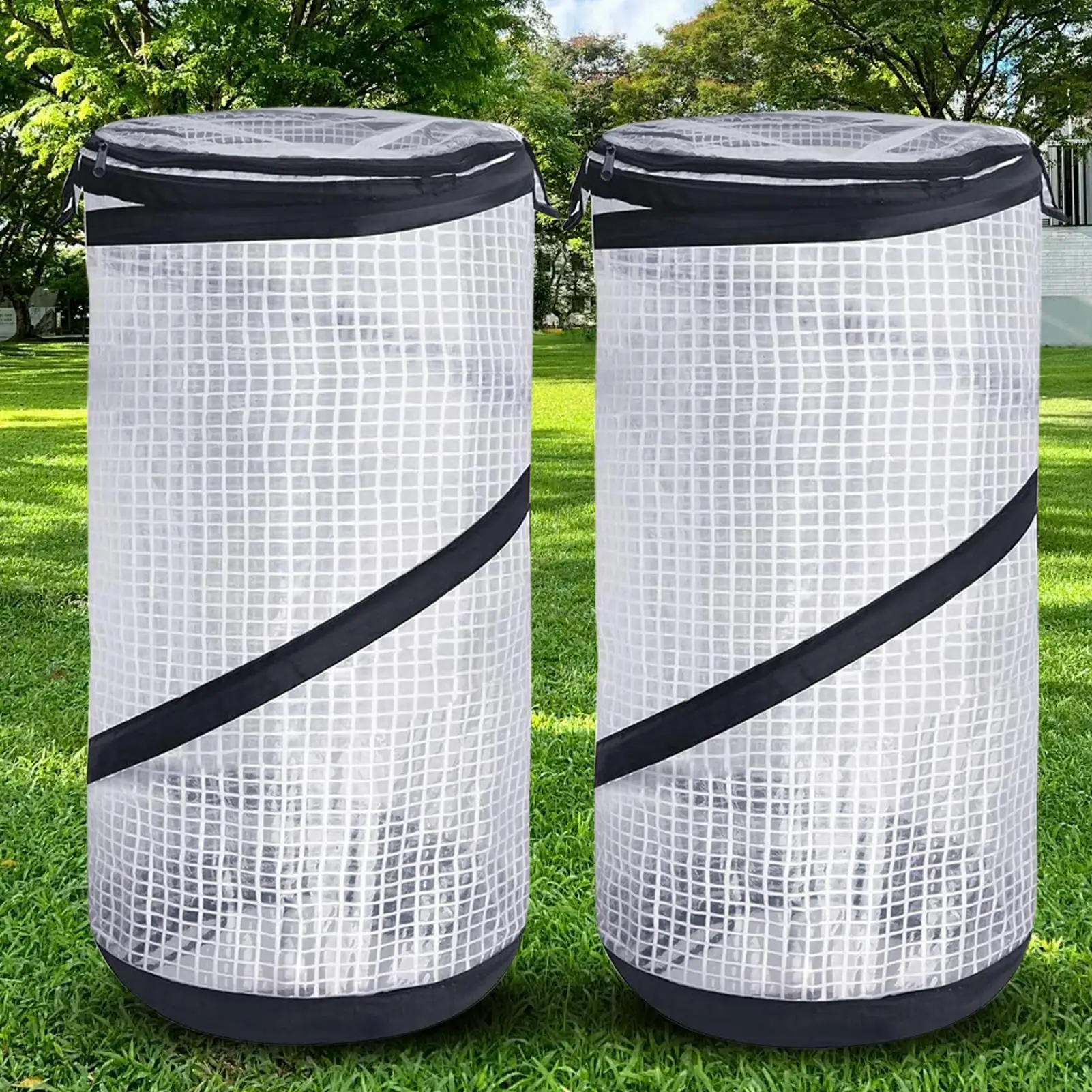 

Зимние защитные конусы для растений, 2 шт., складная защита от замерзания, портативный чехол для утепления цветов для сада, двора, фермы