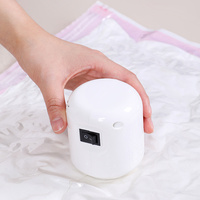 Vacuum compression bag electric pump suction pump Mini Vacuum Sealer Machine Space Saver for Clothes Food Organizer
