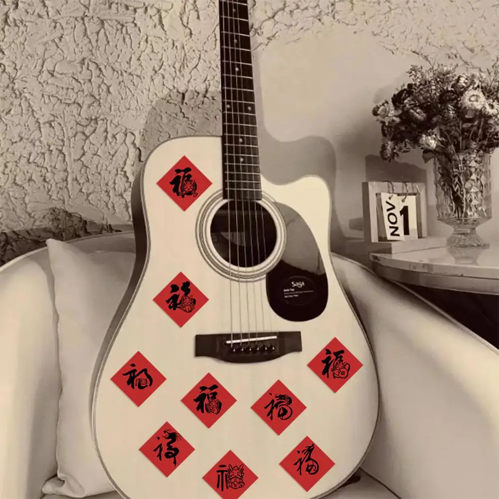 Pegatinas de dibujos animados de Año Nuevo Chino, juego de pegatinas impermeables con temática china para álbum de recortes, equipaje, portátil, año del Dragón