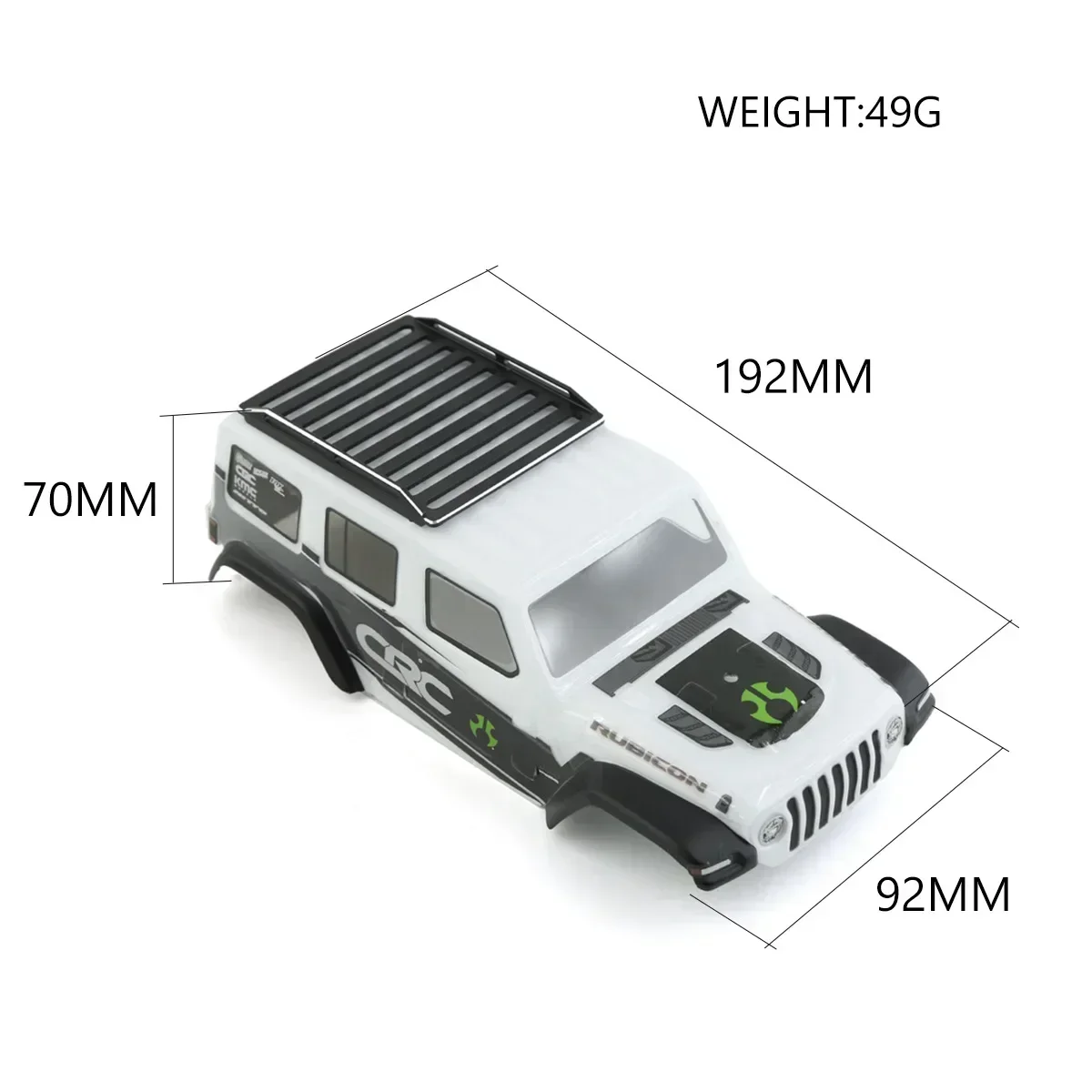 

AXIAL SCX24 1/24 Luggage Rack Modified Accessory for Jeep Wrangler Shell Soft Shell