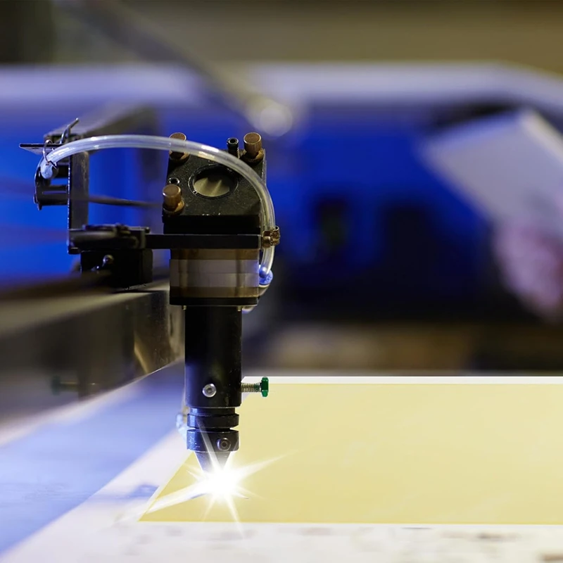 4 個レーザー彫刻マーキング紙、白レーザー調光紙レーザー彫刻テストフォーカス紙セラミックガラス金属用