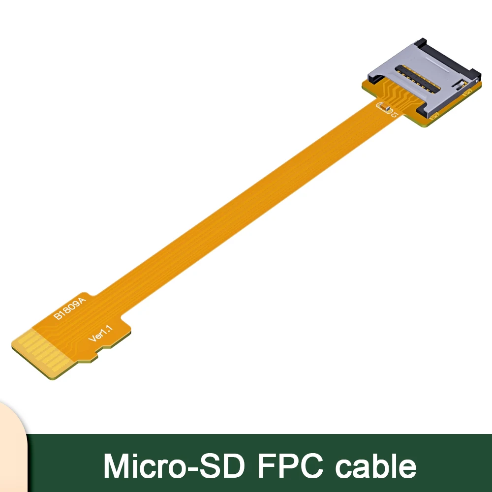 

MicroSD TF extension cable supports SDHC SDXC FPC flat soft row card reader navigation cable B1809A ADT-Link