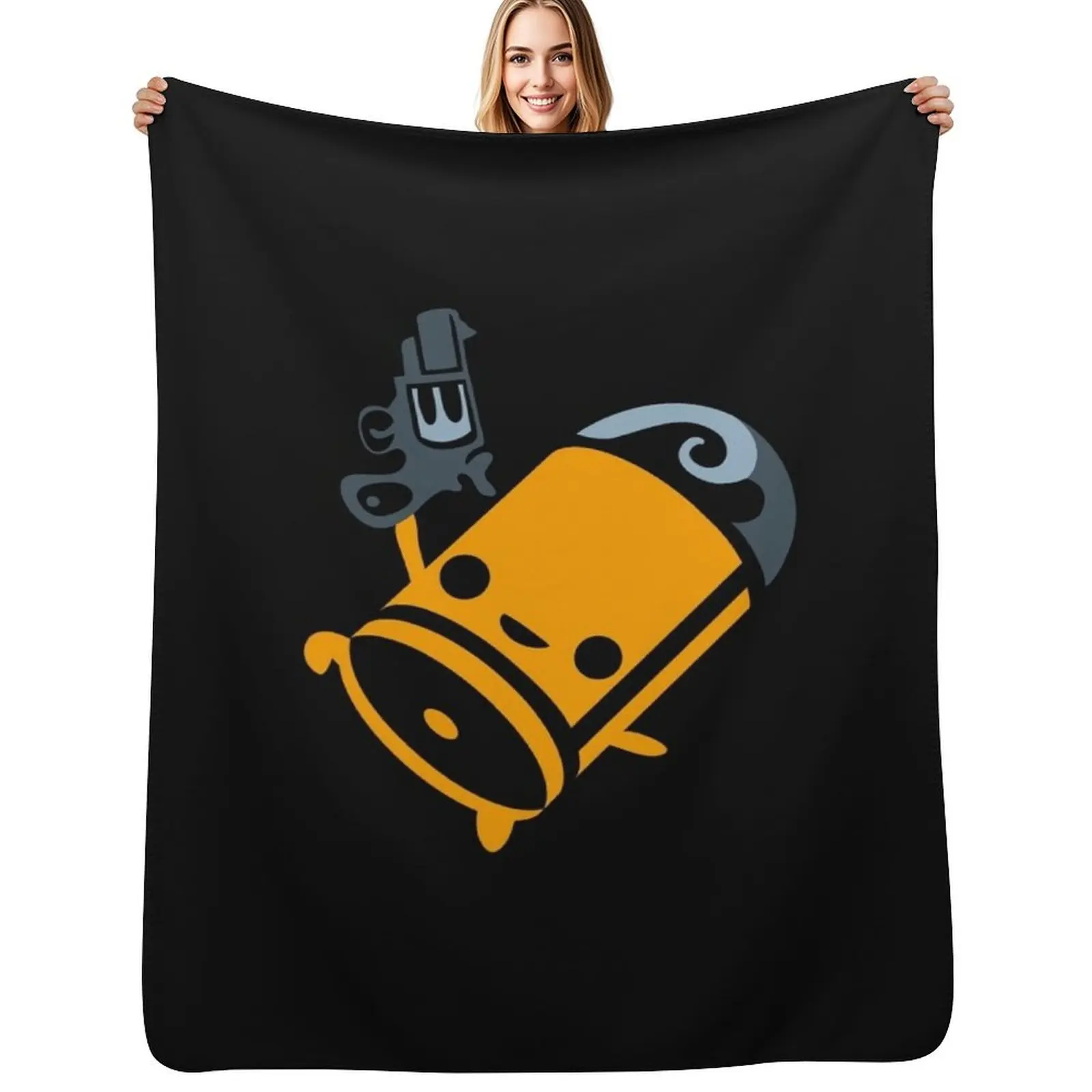 

Enter The Gungeon Bullet Fanart Throw Blanket All Season Soft Lightweight Blanket for Home