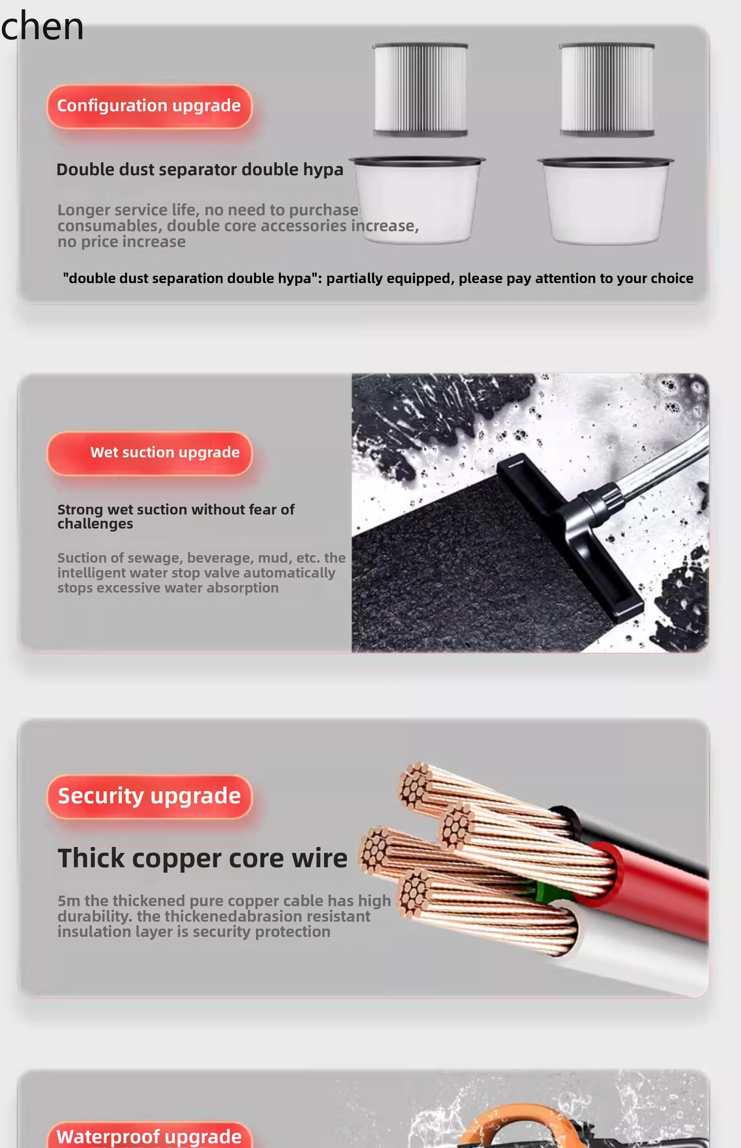 LXC Pulitore Domestico Grande Aspirazione Potente Autolavaggio ad Alta Potenza Negozio Decorazione Industriale Cucitura di Bellezza Aspirapolvere