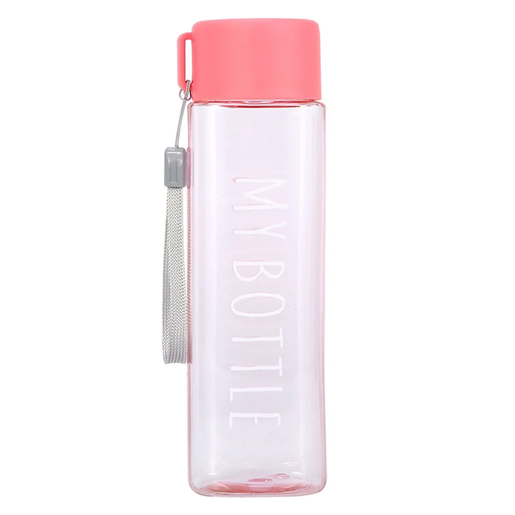 1PC 500ml Large Capacity Sports Water Cup Men Women Summer Outdoor Portable Plastic Water Bottle Coffee Juice Cup Water Bottle