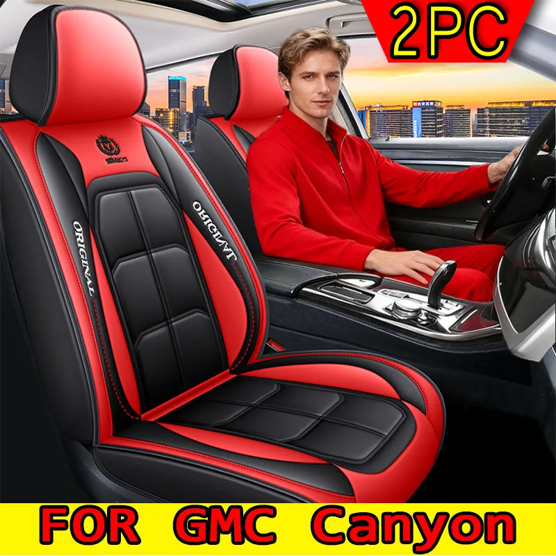 

FOR GMC Canyon Car seat cover waterproof PU leather wear-resistant soft and comfortable full-wrapped muscle seat cover