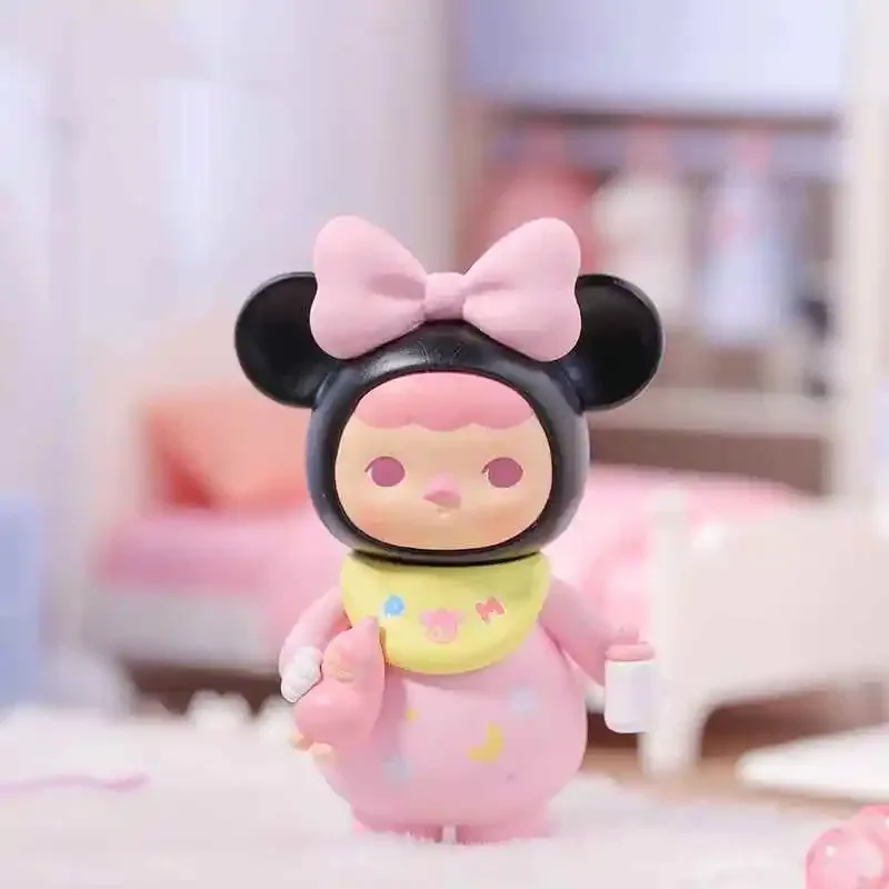 

Original PUCKY Mickey Family Series Blind Box Toys Guess Bag Mystery Box Mistery Caixa Action Figure Cute Model Birthday Gift