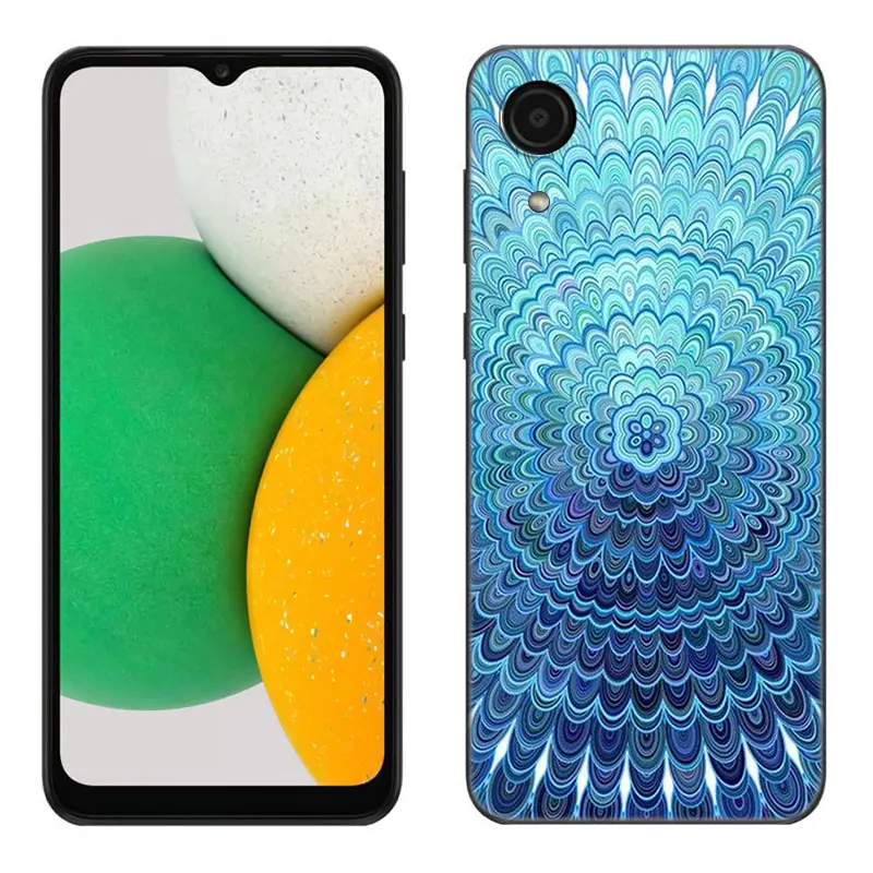 Totem Mandala Flower Phone Case For Samsung Galaxy A01 A03 Core A04 A20 E A02 A10 A21 A30 A50 S A40 A41 A6 A8 Plus A7 2018 Cover