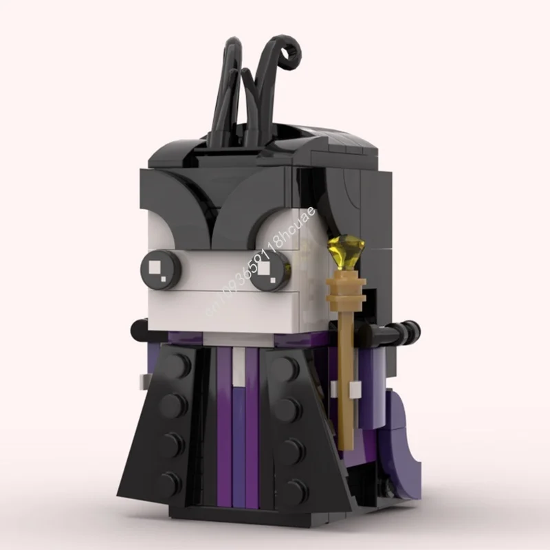 142 pz MOC Malefica Brickheadzed Modello Building Blocks Architettura Assemblare Regalo Di Natale Giocattoli FAI DA TE Educazione Creativa Per Bambini