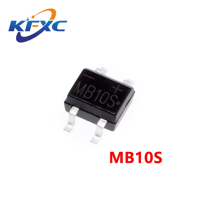 50pcs/Lot MB6S MB10S MB6F MB10F SOP-4 Bridge Rectifier