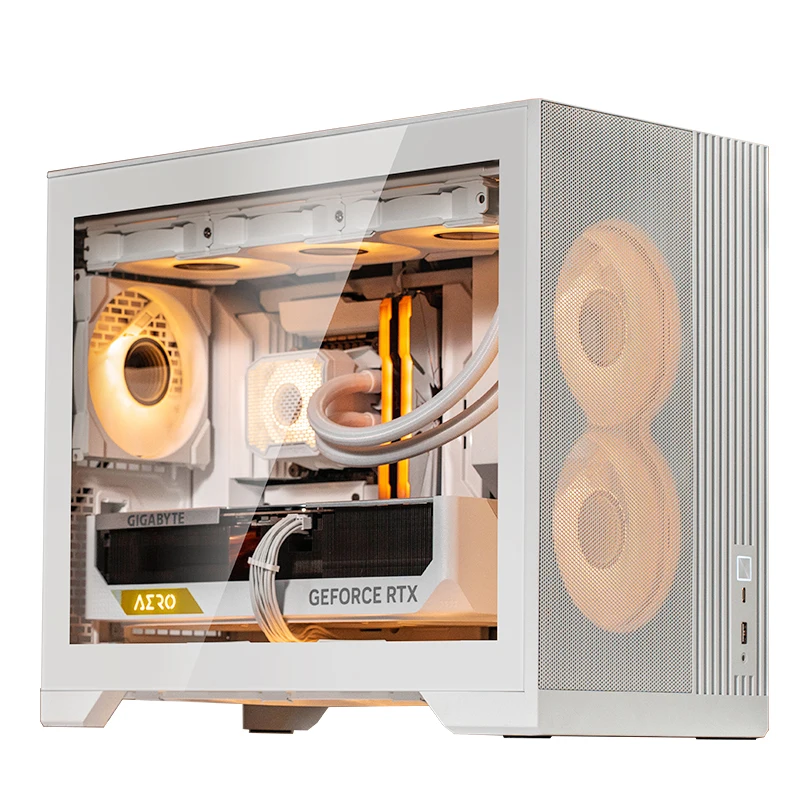 Phanteks XT M3 ZWART & WIT Gaming Case Ondersteuning M-ATX Moederbord Gaming PC Case PC Chassis