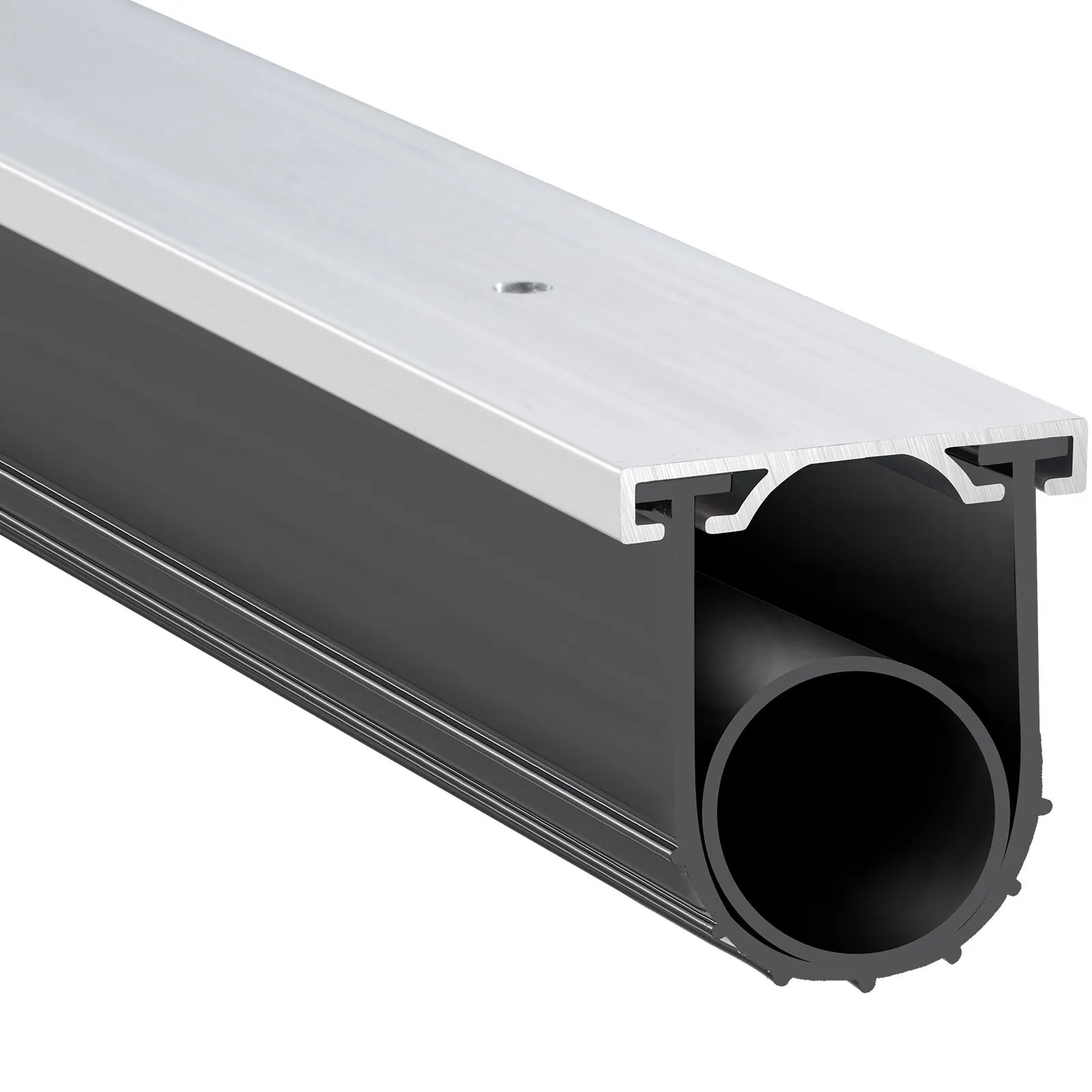 

Уплотнители для гаражных ворот: нижняя резиновая часть, U-образная форма + комбинация уплотнителей с O-образными кольцами, уплотнительная лента для гаражных ворот с предварительно просверленной алюминиевой направляющей