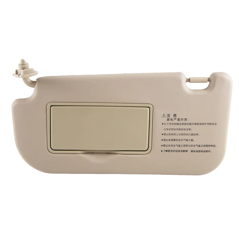 

A20K-1Pair Car Sun Visors Shades With Vanity Mirror 85202-03000 8520103000 For Kia Sportage 2004-2010 Sunvisor Makeup
