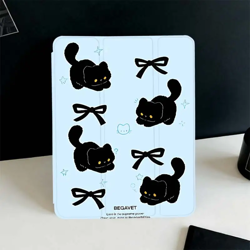 360°Rotatable Tri-Fold Stand Cover For iPad A16 2025 11 Air11/13 iPad 10.2 7/8/9 4/5 10.9 10th IPad Mini6 8.3 Pro 10.5 Pro11 5