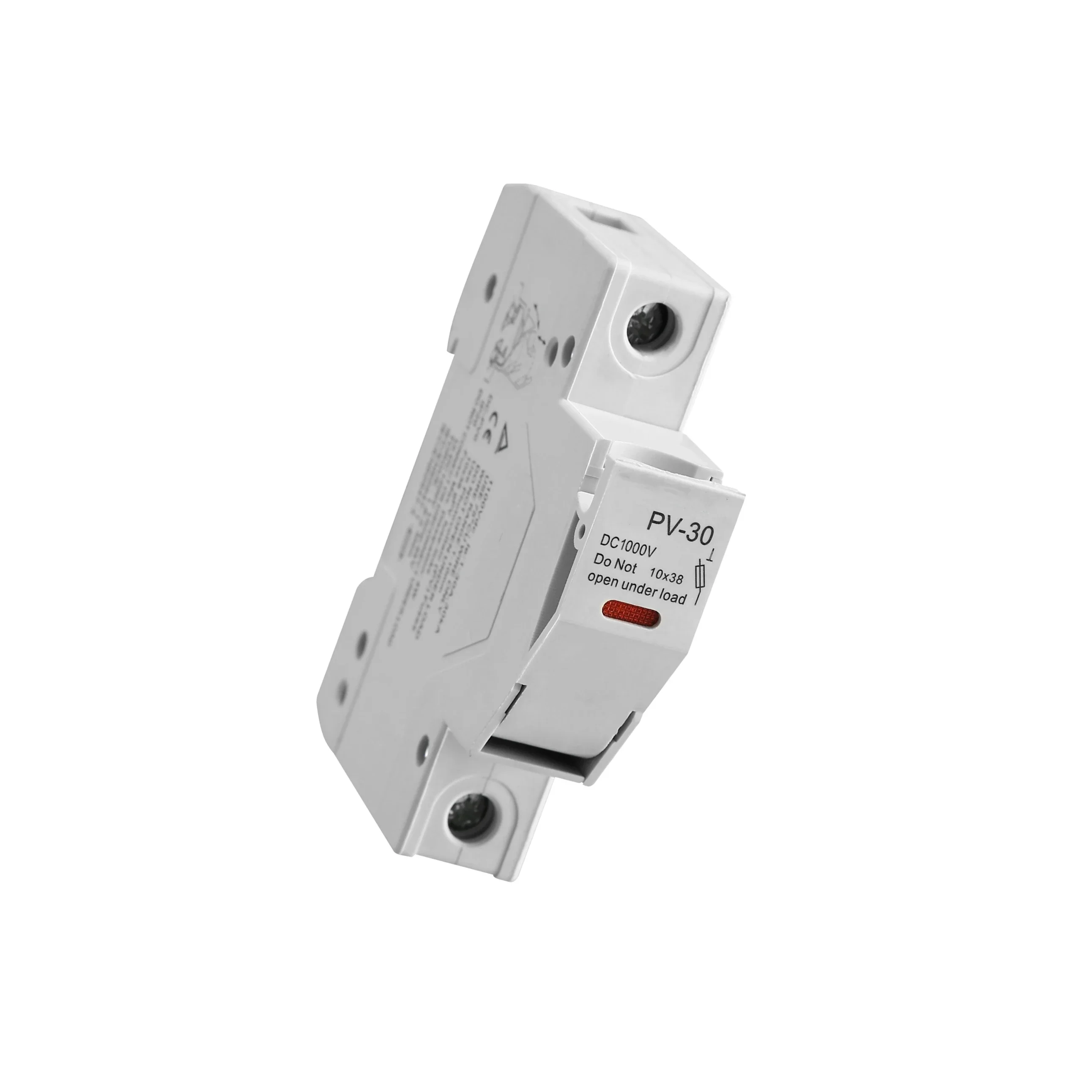 1P 2P DC Fuse Holder 10*38mm High Voltage Solar PV 1100V TOMZN TOPV-30 Base Photovoltaic System Protection Protector GpV
