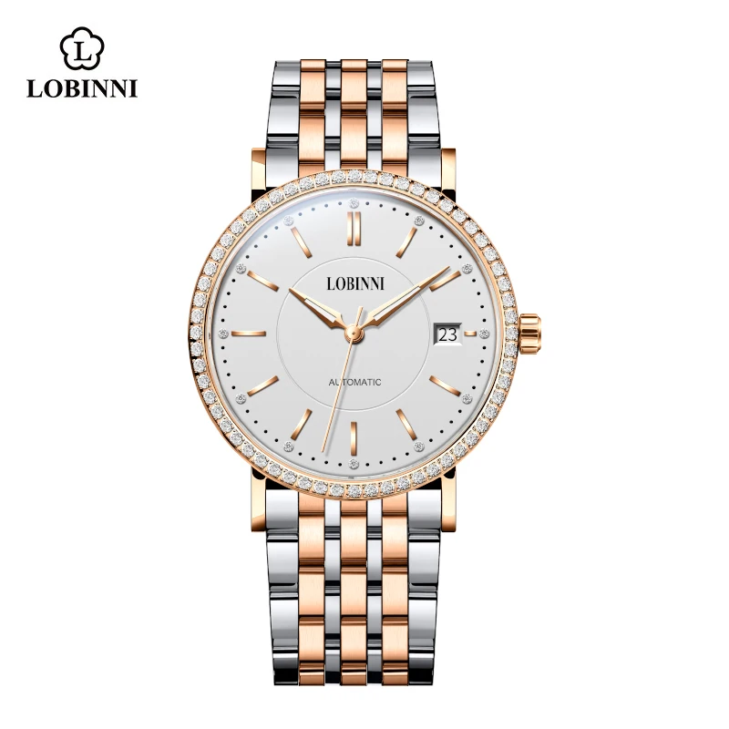 

LOBINNI 36mm Ladies Casual Wristwatch Automatic Movement MIYOTA 8215 Women's Mechanical Watches For Gift