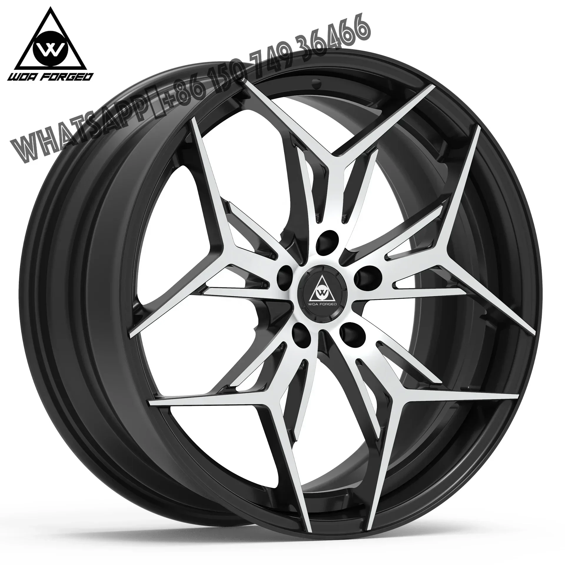 

Duoblock 2 Piece Passenger Car Rim Forged Wheel 5*120 5*130 5*114.3 5x112 for Audi RS5 Porsche BMW E46 E60 M3 M4 Mercedes Benz
