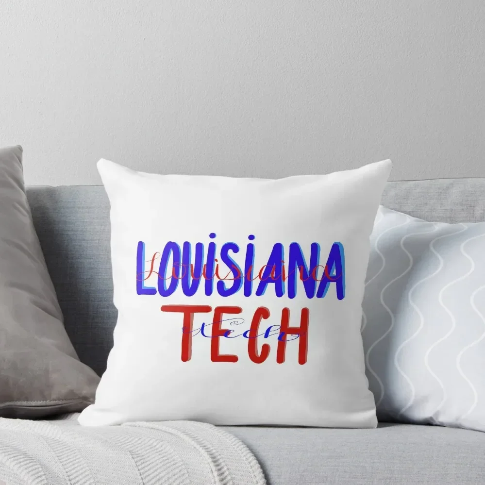 

Louisiana Tech University Throw Pillow Decorative Sofa Cushions Luxury Pillow Cover Custom Cushion Pillow