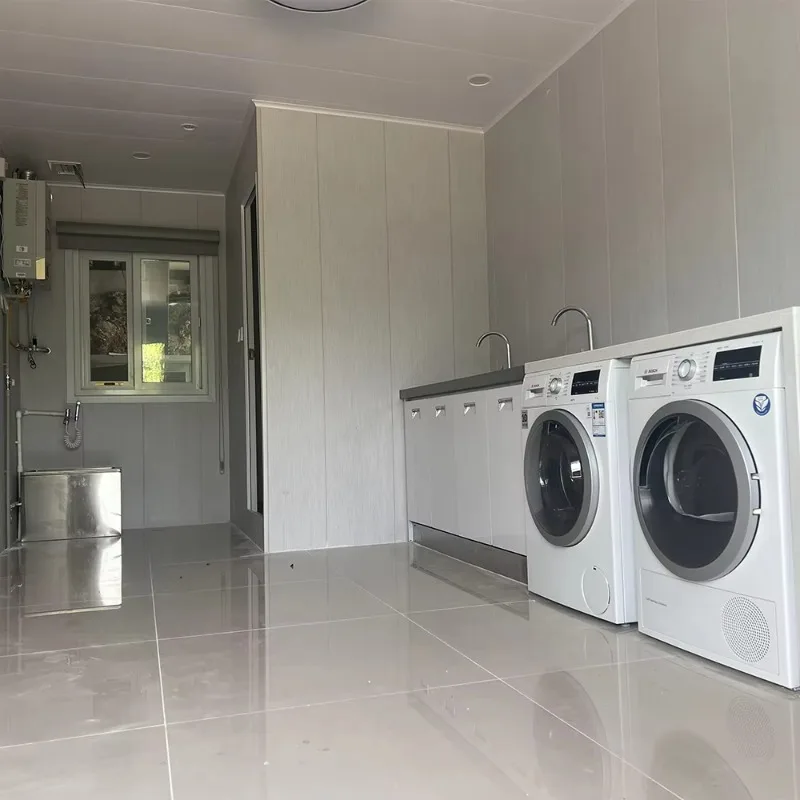 Foldable Z-type Steel Prefabricated Container Home Multi-Purpose Breathable for Entry Hall & Homestay Lobby