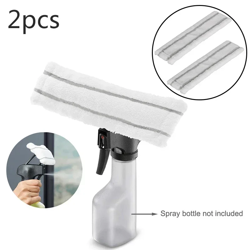 2Pcs Microfiber Mop Cloths For WV1 WV50 WV75 Vacuum Cleaner Accessories Window Glass Cleaning Dust