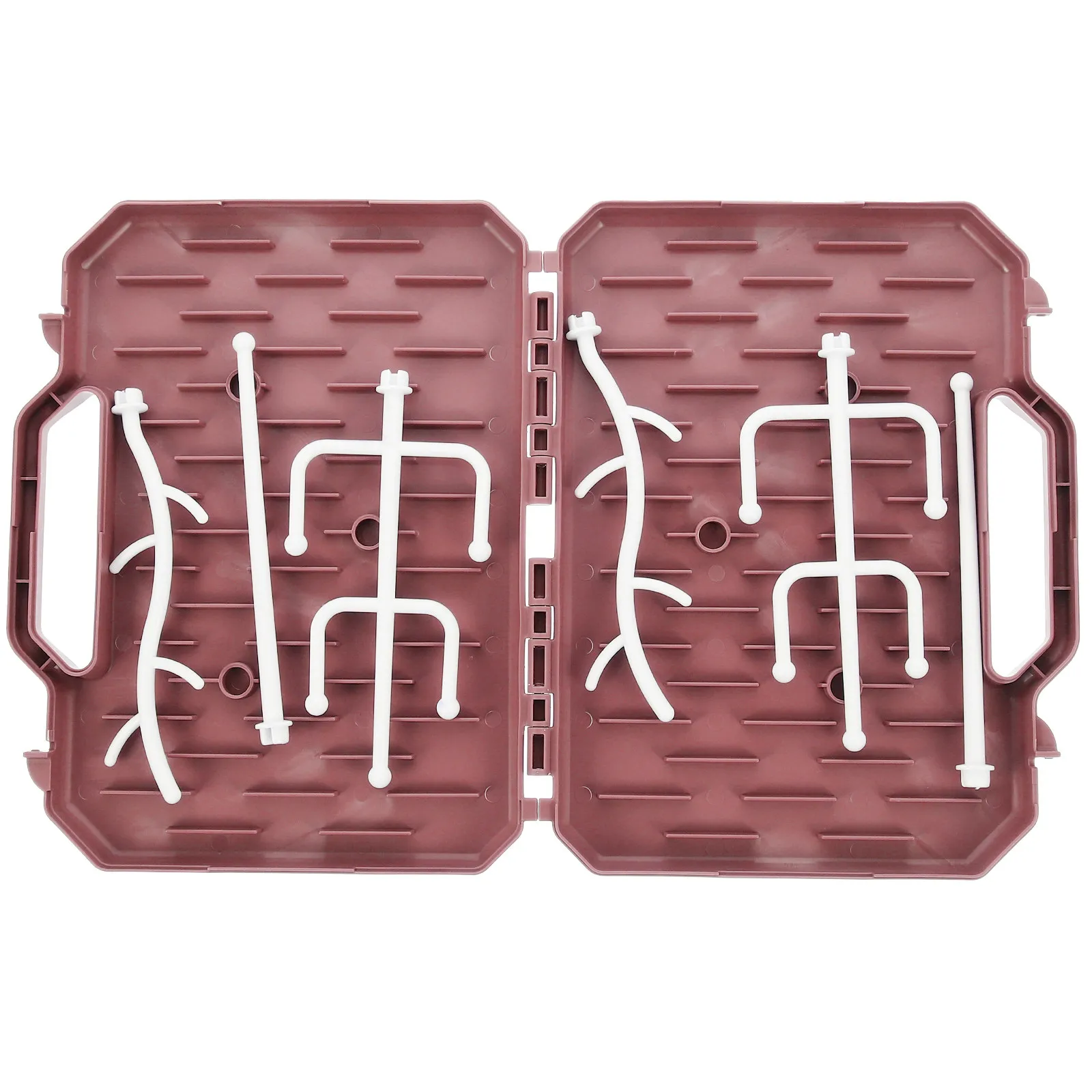 

Baby Bottle Drying Rack Portable Foldable Travel Bottle Dryer Holder Lightweight Multi-Function Drying Stand Case for Pacifiers