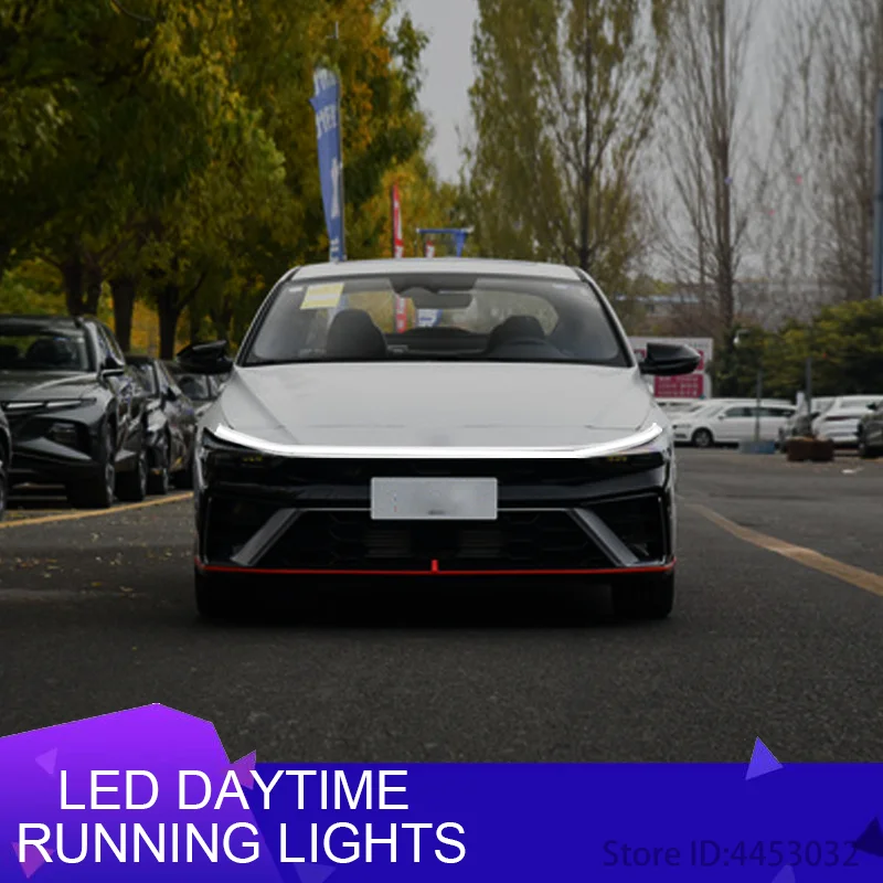 

Для Hyundai i30 grand starex atoz accent kona светодиодный DaytimeRunningLight Scan Starter CarHood DRL Guide декоративный рассеянный светильник 12 В