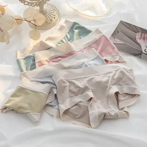 4 PCs/Set Damen-Höschen modal modale Kleidung weiblich Bequemes Nähen ohne Dessous sexy intime Cuekas Solid Girls M-XL 8 Hauptverkaufsmodalhips - №7