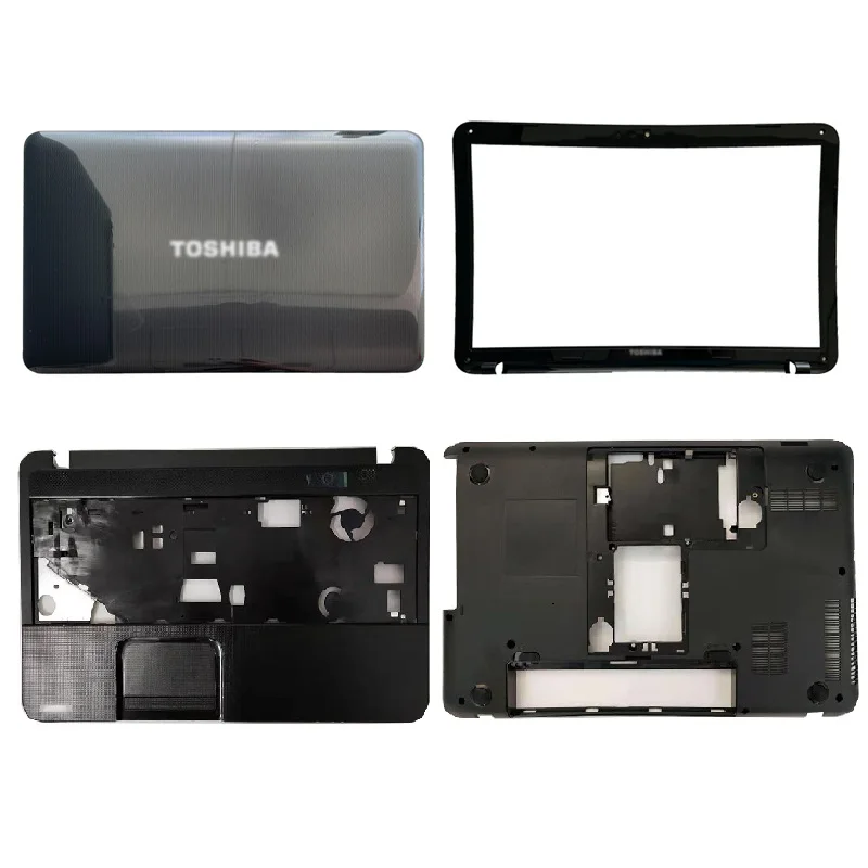 Imagem -06 - Laptops para Toshiba Satellite L850 L855 C850 C855 C855d Lcd Capa Traseira Moldura Dianteira Descanso de Mãos Case Inferior Computador Novo Case