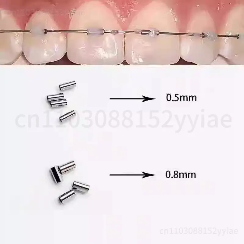 Dental Orthodontic Microtube Correction Brackets Free Traction Hooks Mini Free Stop Brackets Orthodontic Brackets