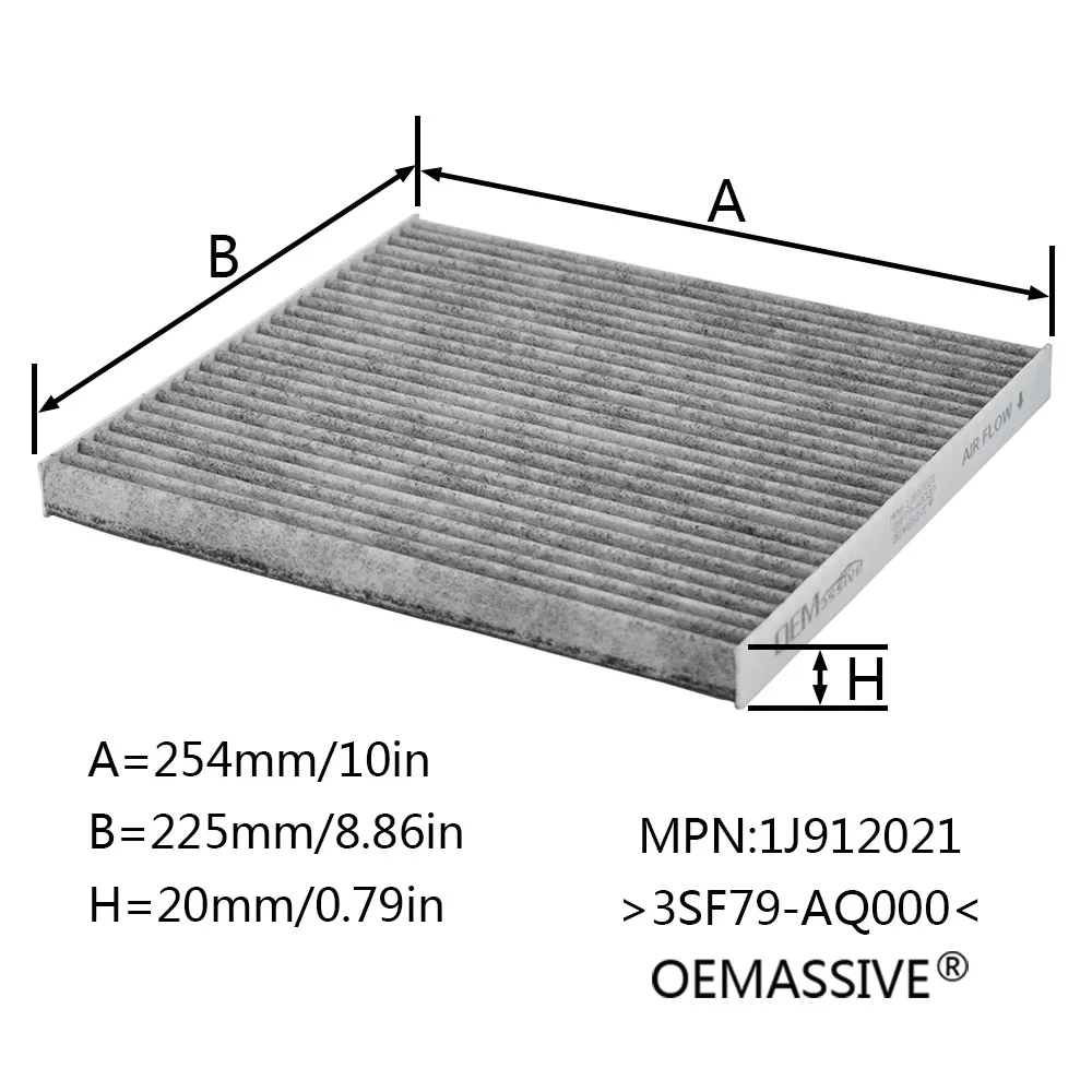 2x Car Pollen Cabin Air Conditioning Filter Activated Carbon For Hyundai Grand Santa Fe DM Sonata YF Kia K5 2012 2013 2014 2015