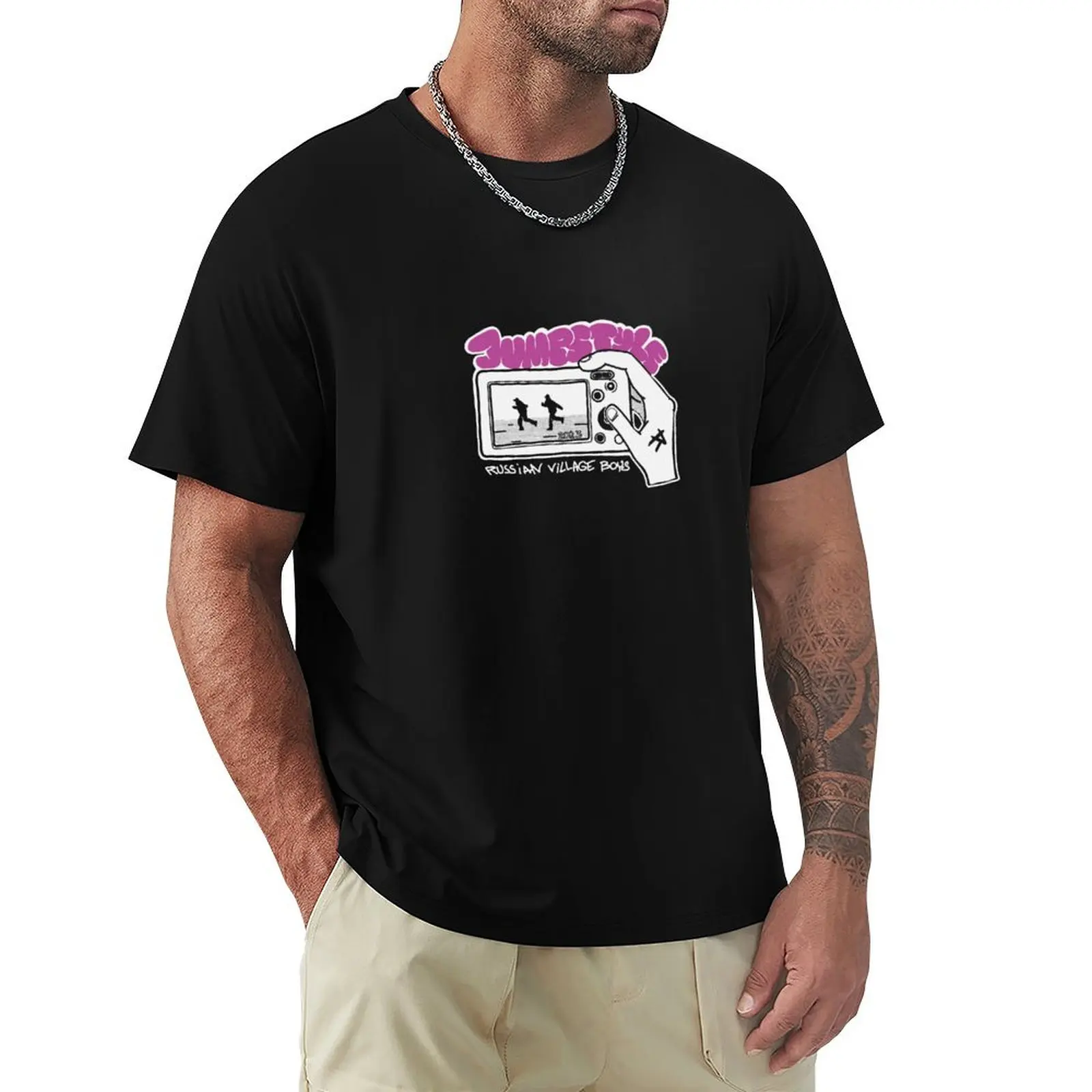 

Jumpstyle Russian village boys T-Shirt Plus Size Loose Fit T-Shirt