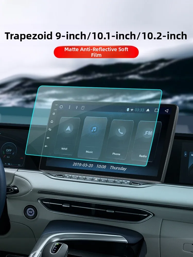 

Пленка Dyma для автомобильной навигации: антибликовая, матовая, мягкая, для больших экранов Android, защитная пленка для сенсорных дисплеев