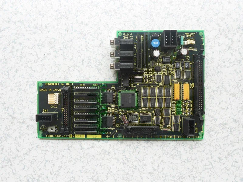 Used  A20B-8001-0721 Fanuc Card  Circuit  board Tested OK for CNC Servo Drive